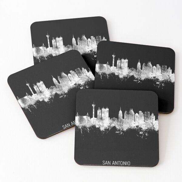 Artikelvorschau, San Antonio Texas Skyline entworfen und verkauft von ArtPrints.