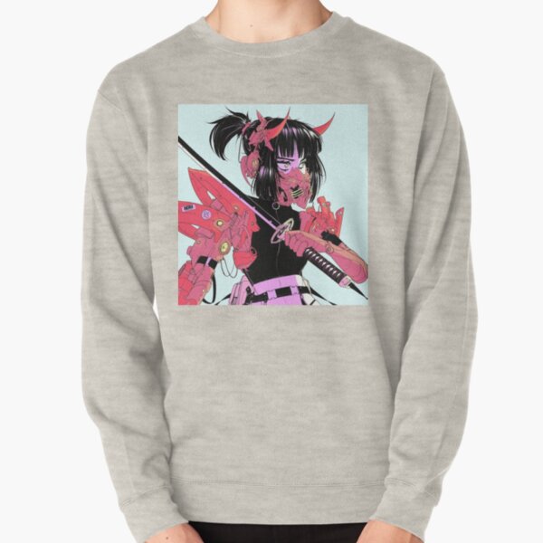 cyber girl hoodie