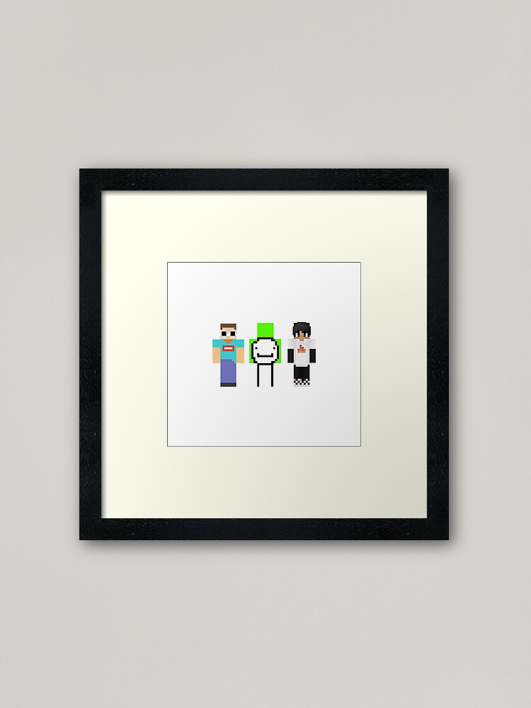 Dream Team Minecraft Sticker George Sapnap  Poster for Sale by dottidoti