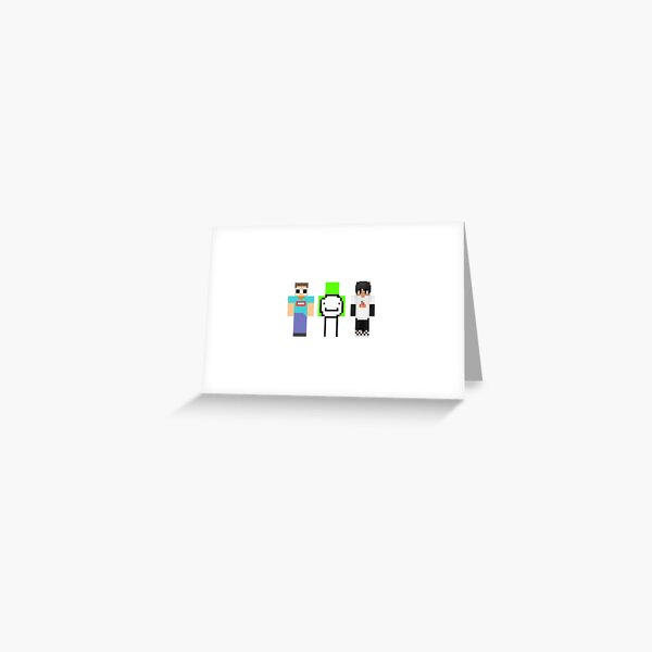 Dream Team Minecraft Sticker George Sapnap  Postcard for Sale by dottidoti
