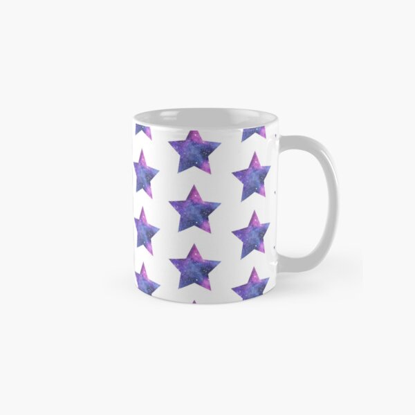 Pink and Blue Galaxy Night Sky Star Classic Mug