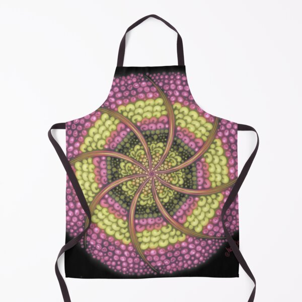 Item preview, Vibrant pink beaded spiral designed and sold by busyBeanz.