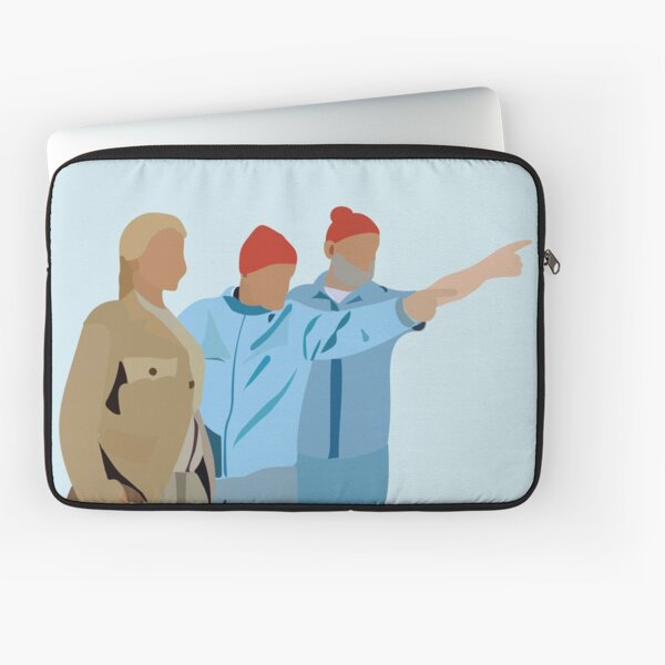 Minimal The Life Aquatic with Steve Zissou Poster Laptop Sleeve