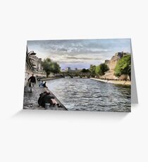 Seine, Paris Greeting Card