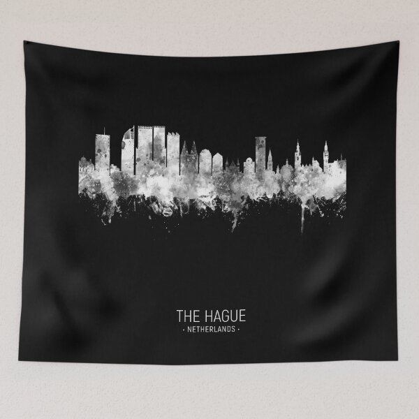 Item preview, The Hague Netherlands Skyline designed and sold by ArtPrints.