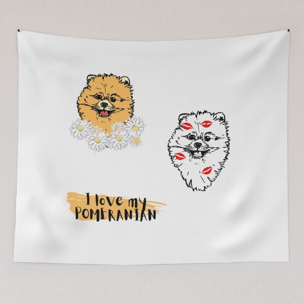 Item preview, Pomeranian stickerpack designed and sold by NinaBetterNot.