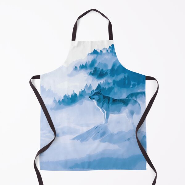 Item preview, Elegant Watercolor Mountain Wolves designed and sold by Hommie9977.