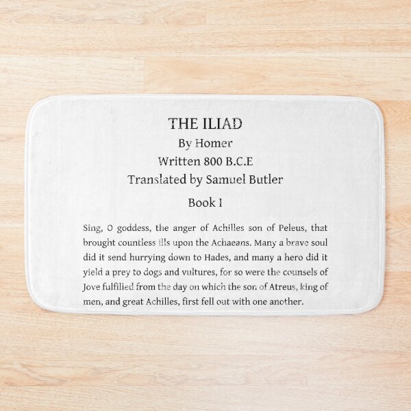 Item preview, HOMER THE ILLIAD EXCERPT designed and sold by Madjack Tees Kiwi SuperStore.