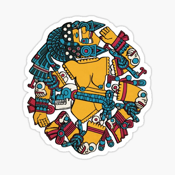 Coyolxāuhqui Aztec Goddess Sticker