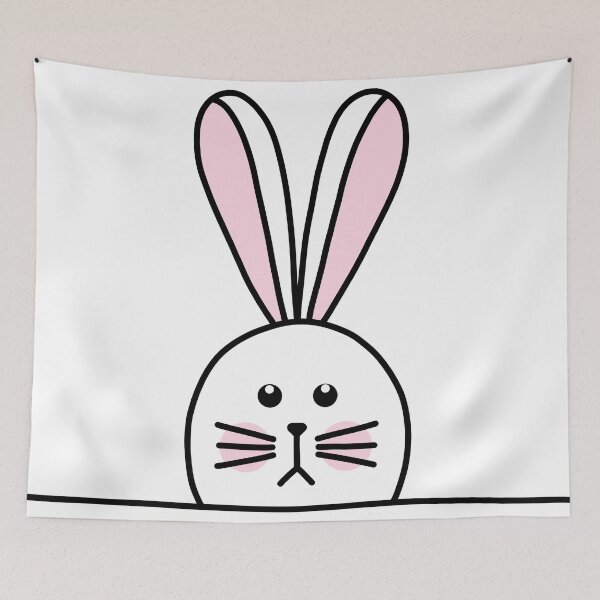 Item preview, Cute Grumpy Rabbit designed and sold by PanyaCreative.