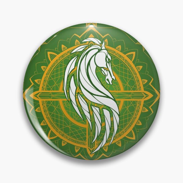 Rider of Rohan (Heraldic Colours) Pin