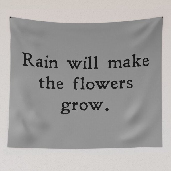 Item preview, Rain will make the flowers grow designed and sold by Pickle-Lily.