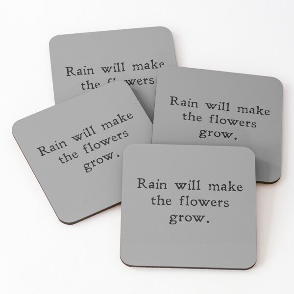 Item preview, Rain will make the flowers grow designed and sold by Pickle-Lily.