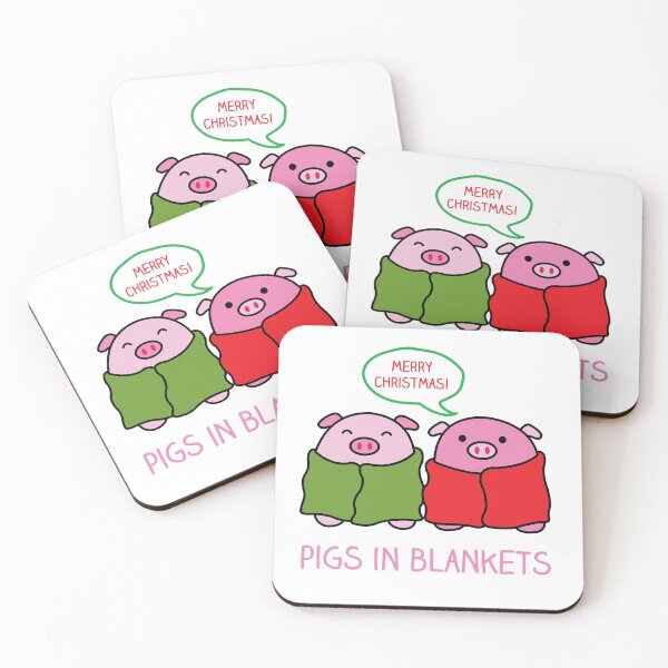 Item preview, Pigs in blankets, Merry Christmas! designed and sold by IceCreamCat.