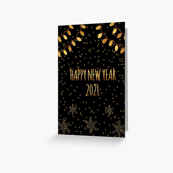 Item preview, Happy new year 2021 greeting card designed and sold by YuliaLark.