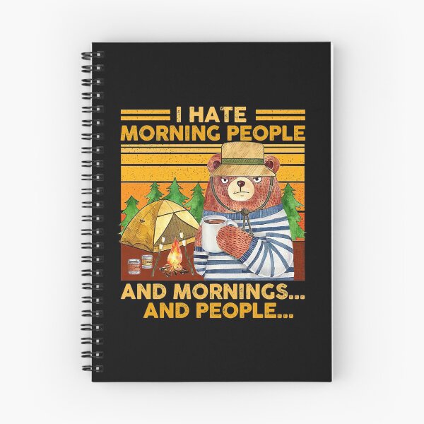 Item preview, Bear I Hate Morning And People Vintage   designed and sold by chanserile225.