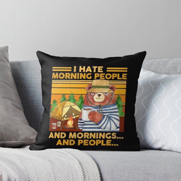 Item preview, Bear I Hate Morning And People Vintage   designed and sold by chanserile225.