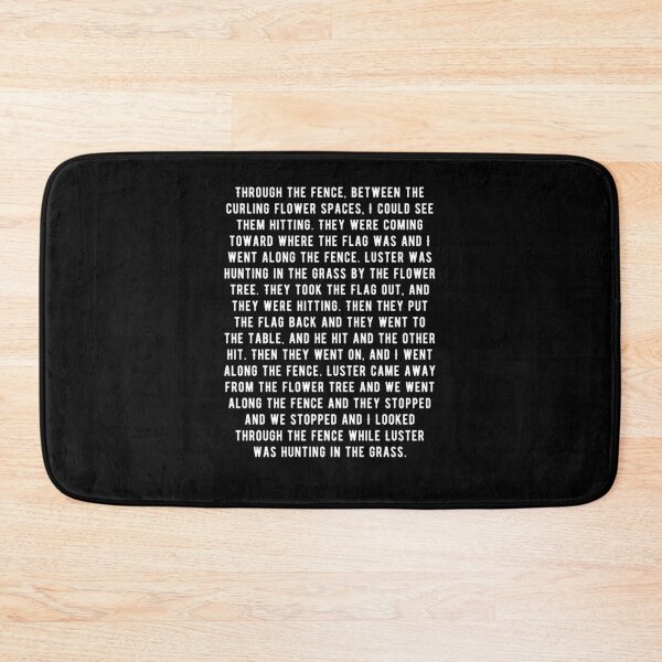 Item preview, Faulkner -  Sound and Fury - 1st Paragraph designed and sold by CanadianUnicorn.