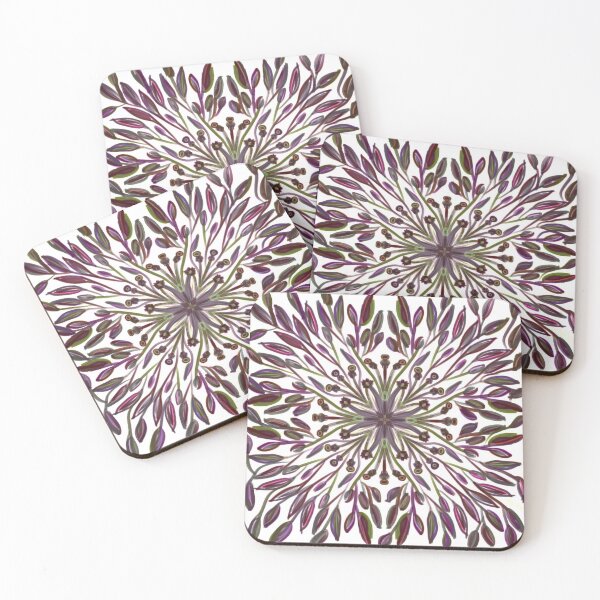 Item preview, Colorful leaves spiraling out of control  designed and sold by busyBeanz.