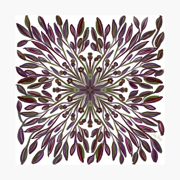 Item preview, Colorful leaves spiraling out of control  designed and sold by busyBeanz.