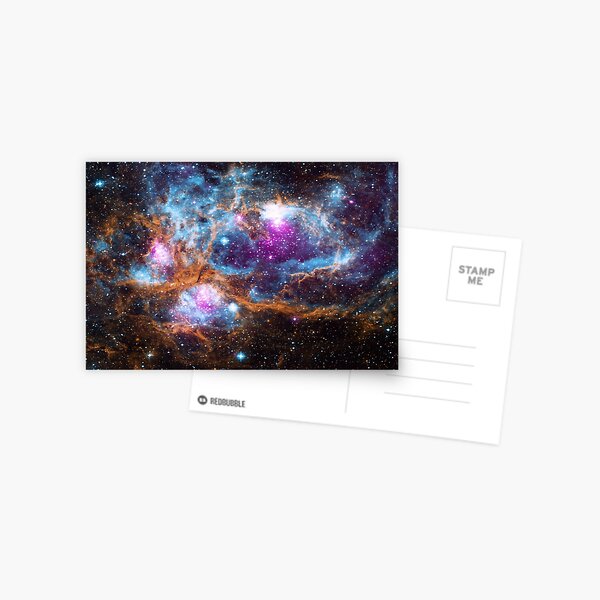 Hubble Supernova Spacetime Postcard