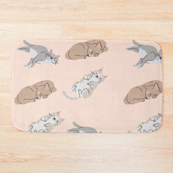 Item preview, Sleeping Cats Cute Pattern designed and sold by ShirtGalaxy.