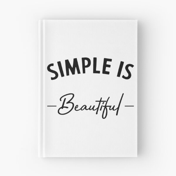 Item preview, Simple is beautiful - motivational quote designed and sold by DiogoCalheiros.