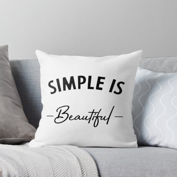 Item preview, Simple is beautiful - motivational quote designed and sold by DiogoCalheiros.