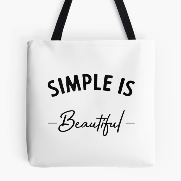 Item preview, Simple is beautiful - motivational quote designed and sold by DiogoCalheiros.