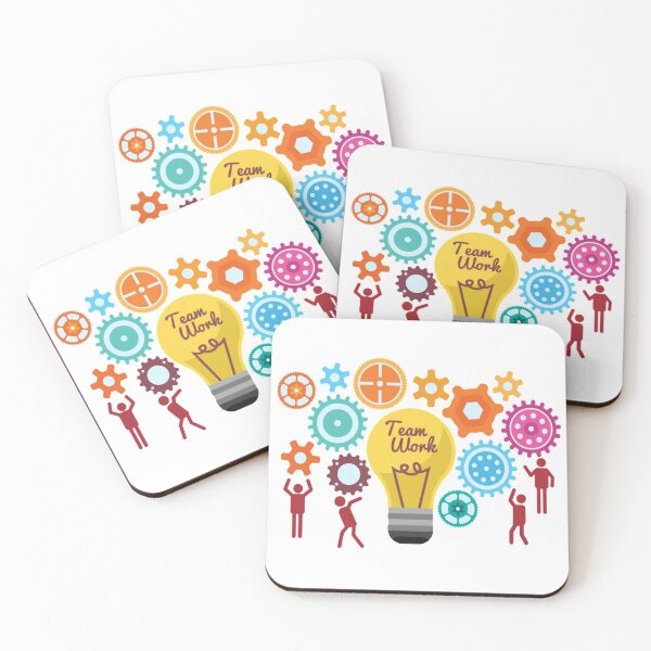 Item preview, Teamwork illustration, Teamwork, Start the team to work together light bulb ideas designed and sold by Halalolo.