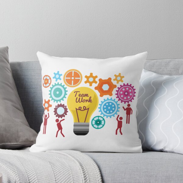 Item preview, Teamwork illustration, Teamwork, Start the team to work together light bulb ideas designed and sold by Halalolo.