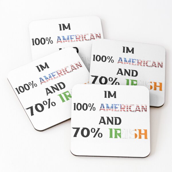 Item preview, im 100 american 70 irish designed and sold by Andrea Lina.