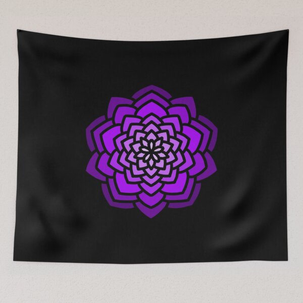 Item preview, Ombre Purple Floral Mandala  designed and sold by Mona Tahan.
