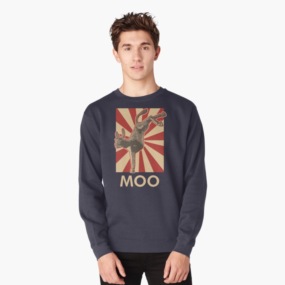 Moo Pullover Sweatshirt