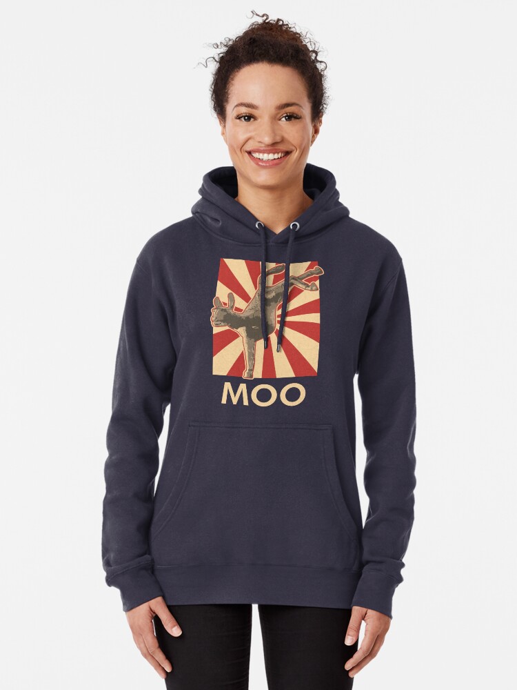 Alternate view of Moo Pullover Hoodie