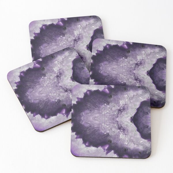 Item preview, Amethyst Geode Tie Dye//colorful water drops effect designed and sold by Aishwarya  Singh.