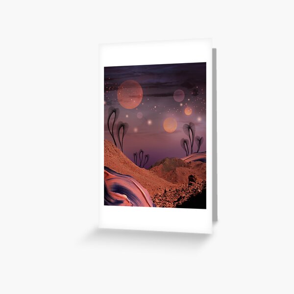 Elsewhere - surreal landscape Greeting Card