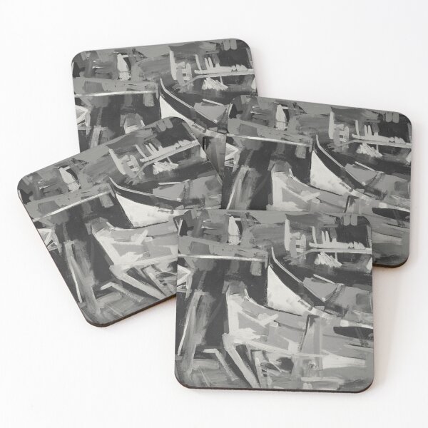 Item preview, Boats abstraction  designed and sold by bunlinked.