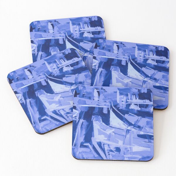 Item preview, Boats abstraction  designed and sold by bunlinked.