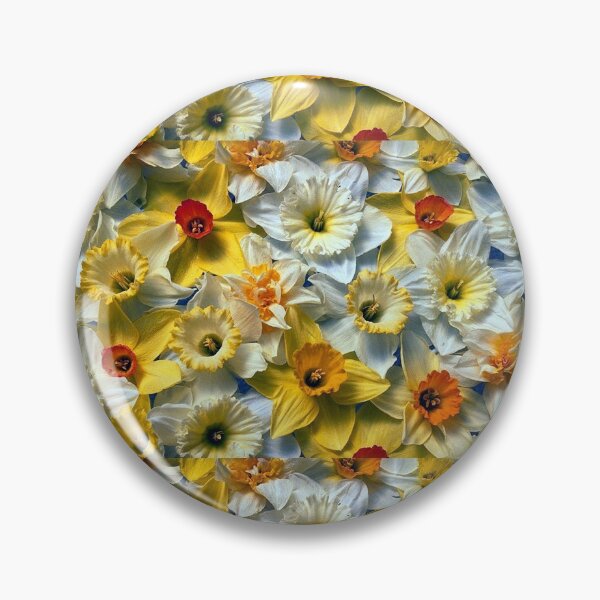 Aperçu de l'œuvre Imprimé floral jaune, blanc, orange créée et vendue par Catchystuff12.