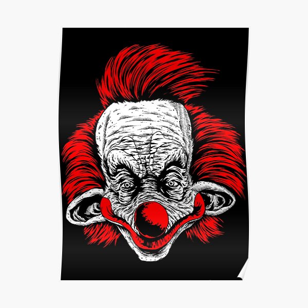 Killer Klowns Posters Redbubble - universals halloween horror nights 2017 remake roblox