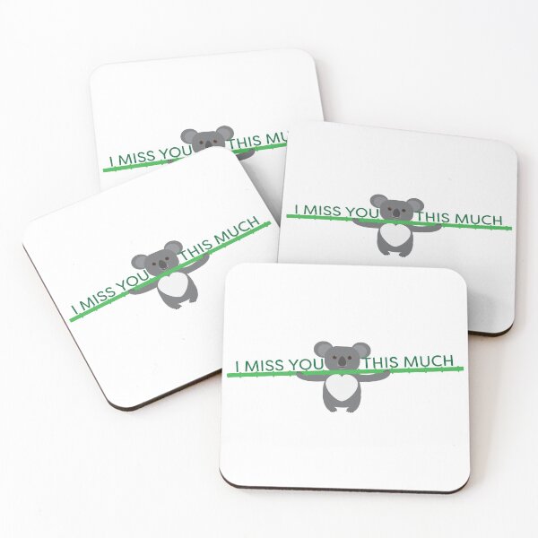 Item preview, I miss you this much - cute Koala bear and text designed and sold by sigdesign.