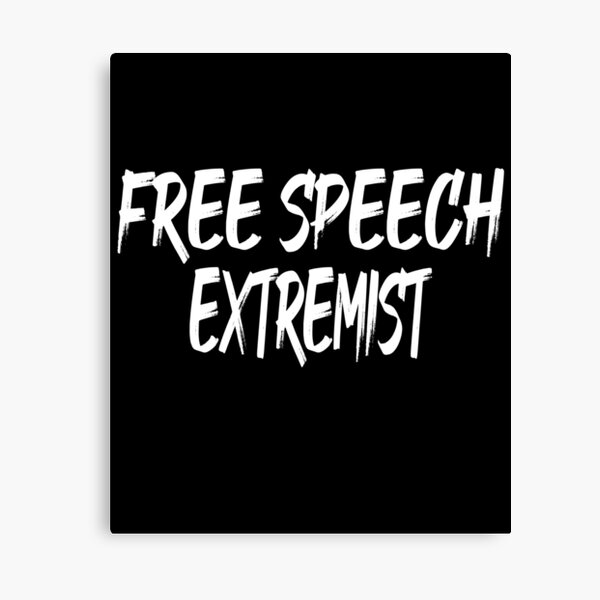 Free Speech Canvas Prints Redbubble