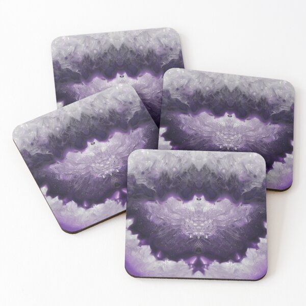 Item preview, Amethyst Geode Tie Dye//Impression of a Bat designed and sold by Aishwarya  Singh.