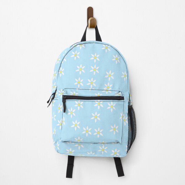 Item preview, Daisy’s on blue background designed and sold by Amy-elise.
