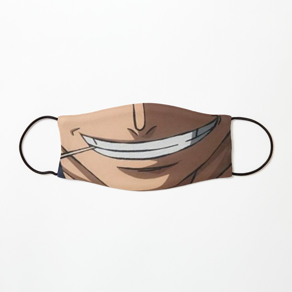 Zoro One Piece Smile Face Mask By Lagger Redbubble