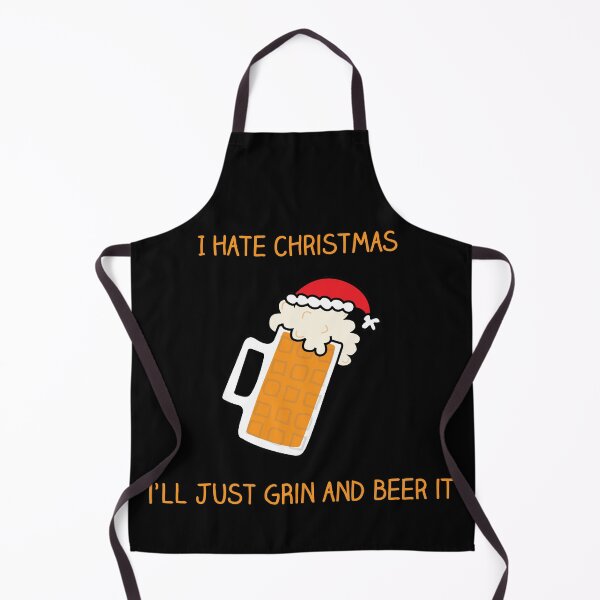 Item preview, I hate Christmas, funny beer pun designed and sold by IceCreamCat.
