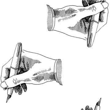 Artwork thumbnail, Hands Drawing Each Other by oekart