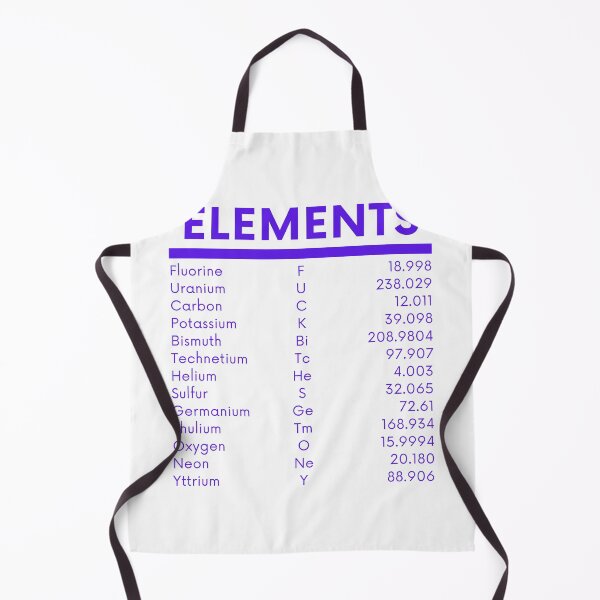 Item preview, Elements - Fluorine Uranium Carbon Potassium Bismuth Technetium Helium Sulfur Germanium Thulium Oxygen Neon Yttrium designed and sold by sam1special.