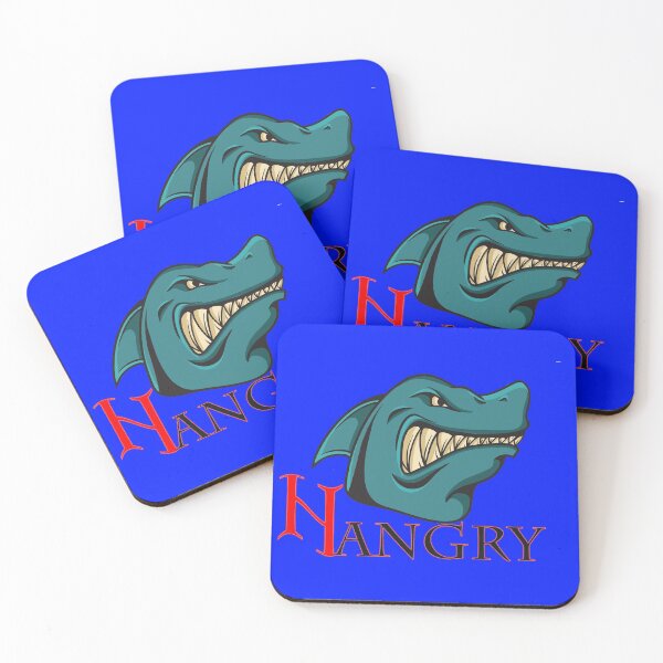 Item preview, Hangry Sharks designed and sold by Feline Rockstars.
